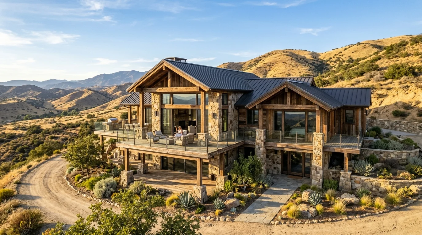 Custom luxury foothill estate and acreage homes for sale in Acton and Agua Dulce California