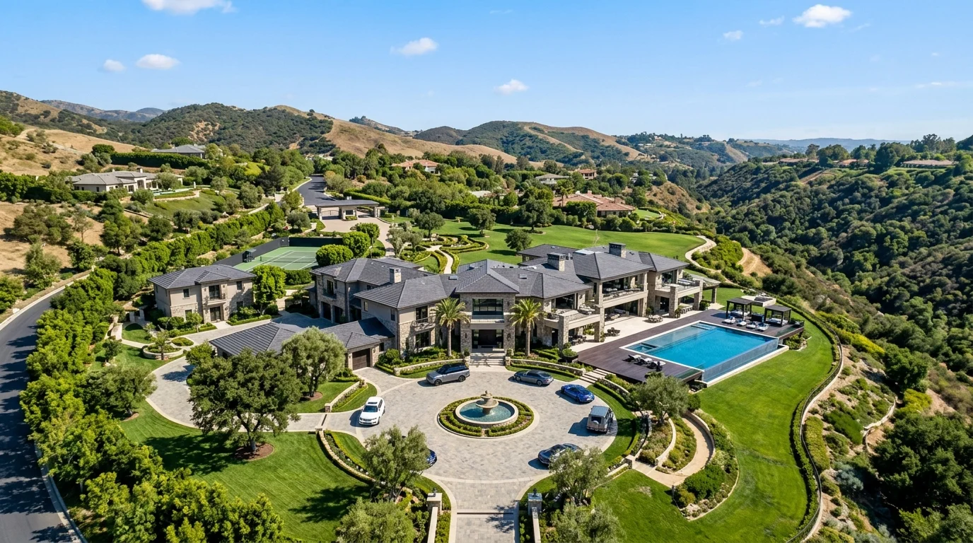 Prestigious luxury estate and view properties for sale in Beverly Hills California